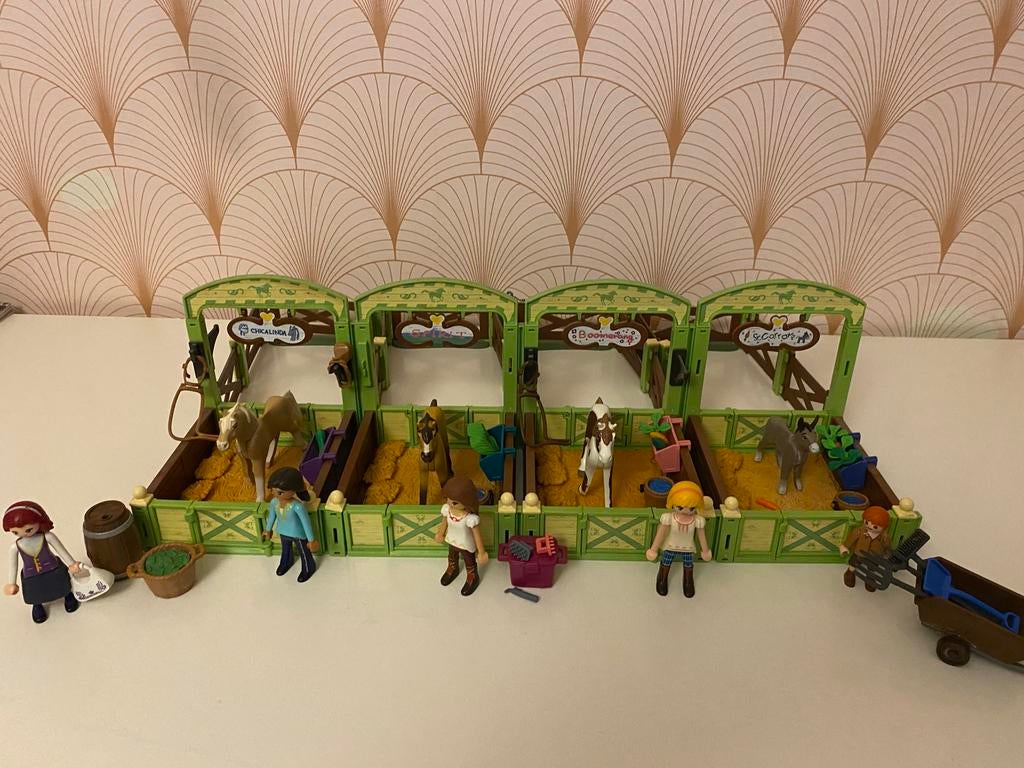 Spirit volledige paarden set van de serie, Kinderen en Baby's, Speelgoed | Playmobil, Ophalen, Zo goed als nieuw, Complete set