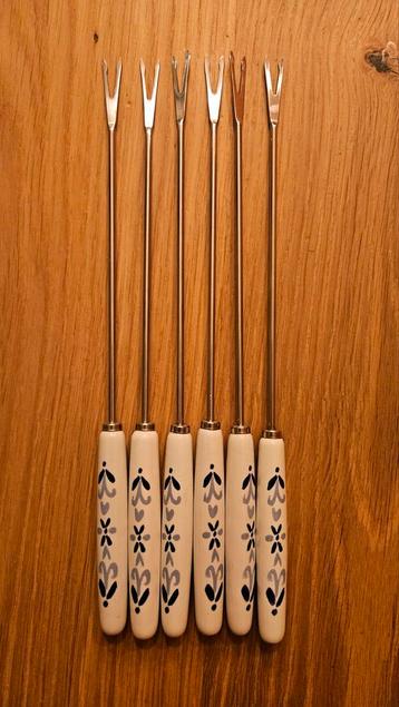 Blond Amsterdam Kaasfondue Vorkjes - Delfts Blond beschikbaar voor biedingen