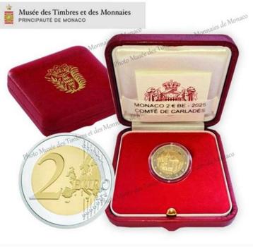 Monaco 2 euro munt 2025 &2024 - proof beschikbaar voor biedingen