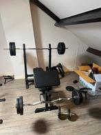 Bankdruk set / home gym, Ophalen of Verzenden, Zo goed als nieuw