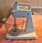 Vintage Philips hr1171 mixer met kom, Witgoed en Apparatuur, Keukenmixers, Ophalen of Verzenden, Gebruikt, 3 snelheden of meer