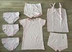 Setje Claesen's roze hemdje + shirtje + 5 slips / shorts XL, Claesens, Nacht- of Onderkleding, Meisje, Nieuw