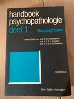 Handboek Psychopathologie Deel 1, Ophalen of Verzenden, Gelezen, Klinische psychologie