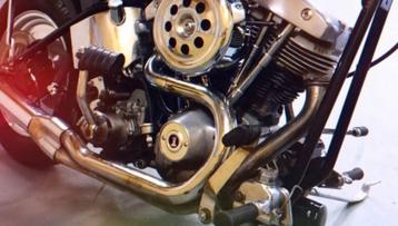 Shovelhead uitlaat. 2-1 full system  beschikbaar voor biedingen