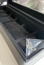 Horloge Watch box organizer max 6 horloges, Overige merken, Leer, Polshorloge, Ophalen of Verzenden