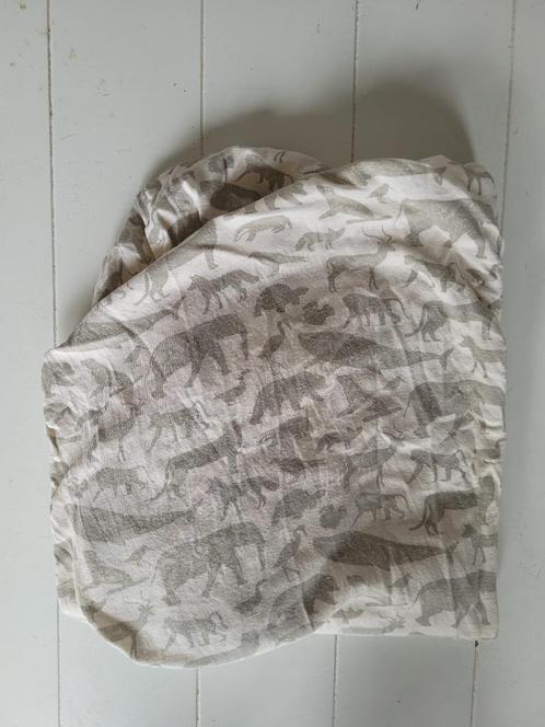 Drie Jolein hoeslakens ledikantje (120 x 60), Kinderen en Baby's, Kinderkamer | Beddengoed, Gebruikt, Dekbedovertrek, Overige kleuren