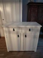 Witte kast/commode, 50 tot 70 cm, 105 cm of meer, Ophalen of Verzenden, Commode