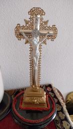 Antiek Kruisbeeld met Christus Figuur, Ophalen of Verzenden