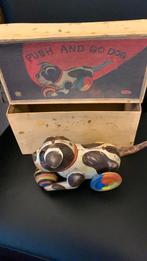 Antiek speelgoed hond met originele verpakking, Ophalen of Verzenden