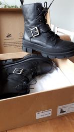 Stoere zwarte veterschoen maat 37 ( boots) met rits, Ophalen of Verzenden, Zo goed als nieuw, Sneakers of Gympen