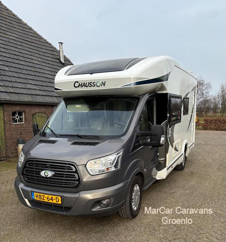 Chausson 610  camper 2016, Caravans en Kamperen, Campers, Particulier, tot en met 4, Alkoof, Chausson, Ford, Diesel, Handgeschakeld