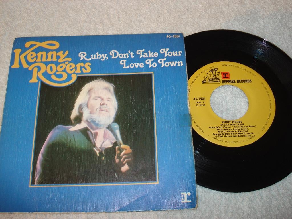 Kenny Rogers    ruby dont take your love   Orgineel, Ophalen of Verzenden, Zo goed als nieuw, Country en Western
