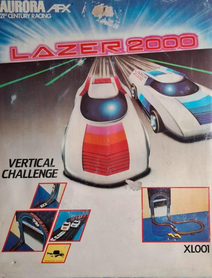 Aurora AFX Lazer 2000. XL001. Vertical Challenger.  Ca '80., Kinderen en Baby's, Speelgoed | Racebanen, Zo goed als nieuw, Racebaan