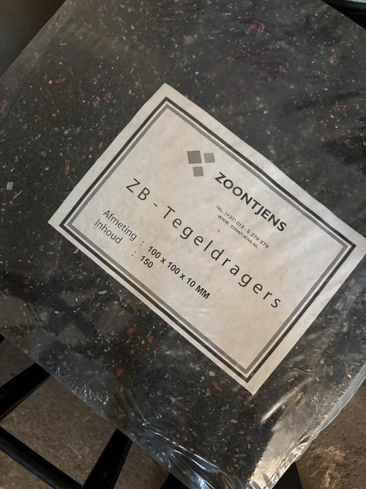 Zoontjens Tegeldragers 100x100x10mm - Nieuw in verpakking, Doe-het-zelf en Verbouw, Tegels, Nieuw, Overige typen, Overige materialen