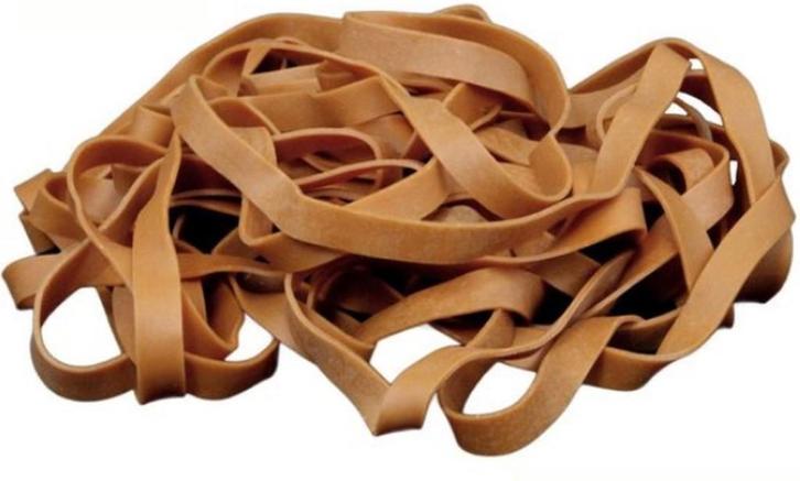 Post Elastieken - Postelastieken - Ca 100 stuks, Hobby en Vrije tijd, Knutselen, Nieuw, Materiaal, Verzenden