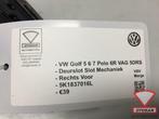 vw golf 6 polo deurslot slotmechaniek rechts voor 5k1837016l, Ophalen of Verzenden, Gebruikt, Rechts, Volkswagen
