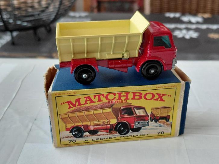 Matchbox 70b Ford Gritter Type "D" box, Hobby en Vrije tijd, Modelauto's | Overige schalen, Zo goed als nieuw, Bus of Vrachtwagen