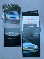 Hyundai Brochures ‘80s - Pony, Stellar, Scoupe, Sonata, Ophalen of Verzenden, Zo goed als nieuw