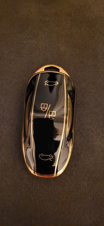 Tesla sleutelhouder Goud voor model X, Y, 3, S beschikbaar voor biedingen