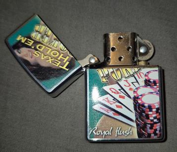 Zippo TEXAS HOLD' EM POKER Aansteker ongebruikt beschikbaar voor biedingen