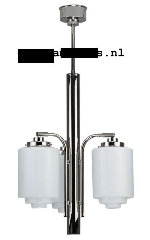 Jugendstil lamp Art Deco lamp retro vintage lamp gispen lamp, Huis en Inrichting, Lampen | Hanglampen, Nieuw, 75 cm of meer, Glas
