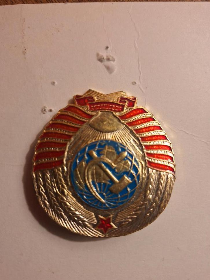 Sovjet Unie Speldje 5 centimeter, Verzamelen, Speldjes, Pins en Buttons, Gebruikt, Speldje of Pin, Stad of Land, Ophalen of Verzenden