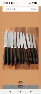 Gero visgraat messen zwart heft, Huis en Inrichting, Keuken | Bestek, Ophalen, Rvs of Chroom