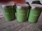 Emaille koffie thee suiker bussen, Antiek en Kunst, Antiek | Emaille, Ophalen of Verzenden
