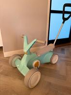 Berg Go 2 loopauto/loopfiets lichtblauw met duwstang, Ophalen, Zo goed als nieuw, Loopvoertuig