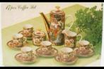 17 pcs Japans Servies Antiek IMARI theepot kop schotel pauw, Antiek en Kunst, Ophalen of Verzenden