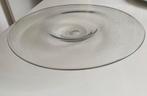 Prachtige glazen design schaal, Leonardo, Huis en Inrichting, Woonaccessoires | Schalen en Manden, Ophalen, Schaal, Rond, Glas