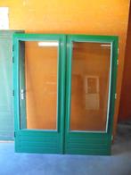2 sets openslaande tuindeuren, 176 x 211,5, Ophalen, 120 cm of meer, 200 tot 215 cm, Glas
