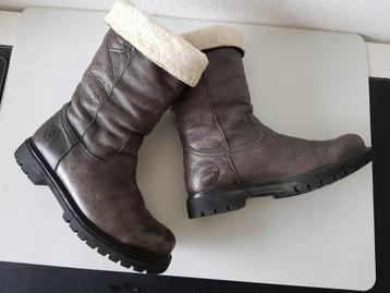  Panama Jack MAAT 41 mooie grijze leren laarzen warm gevoerd beschikbaar voor biedingen