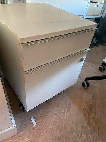 Ikea Archiefkast met twee laden en wheels  beschikbaar voor biedingen