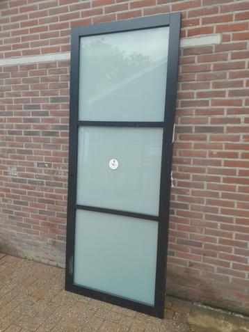 houten steel look deur nieuw (nr65) beschikbaar voor biedingen