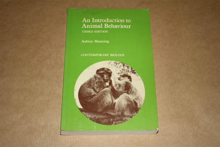 An Introduction to Animal Behaviour., Boeken, Dieren en Huisdieren, Gelezen, Ophalen of Verzenden