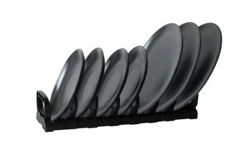 RESTPARTIJ VERSTELBARE BORDENREK WIT/ZWART beschikbaar voor biedingen