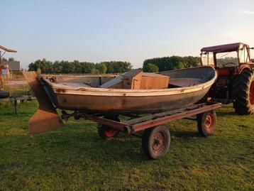 Stalen vlet / Schippersvlet / motorboot beschikbaar voor biedingen