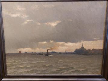 Groot Rivergezicht met Groothoofd Dordrecht A.P.Schotel beschikbaar voor biedingen
