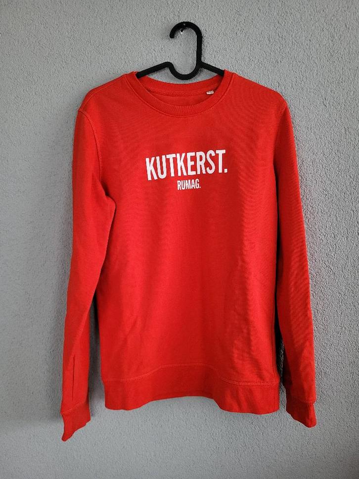 Rumag ''Kut Kerst'' kersttrui maat XS/S, Kleding | Dames, Truien en Vesten, Nieuw, Maat 34 (XS) of kleiner, Rood, Verzenden