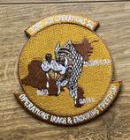 32 AOS Wolfhounds Operation Iraqi & Enduring Freedom V2, Verzamelen, Luchtvaart en Vliegtuigspotten, Nieuw, Patch, Badge of Embleem