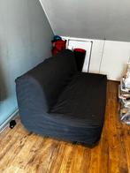 Bedbank - Uitklapbaar tot 190x140, Huis en Inrichting, Fauteuils, Ophalen, Gebruikt, Stof, 75 tot 100 cm