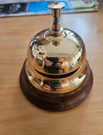 Hotelbel servicebel.  Koper en hout ., Antiek en Kunst, Ophalen of Verzenden