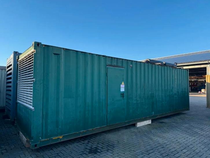 Cummins KTA 38 G2 1030 kVA Silent generatorset in 30 ft cont, Zakelijke goederen, Machines en Bouw | Aggregaten, Ophalen of Verzenden