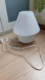 Vintage glazen mushroom lamp, Ophalen, Glas, Minder dan 50 cm