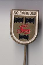 Voetbal SC Cambuur Leeuwarden speldje, Gebruikt, Niet vindbaar, Niet vindbaar, Speldje of Pin