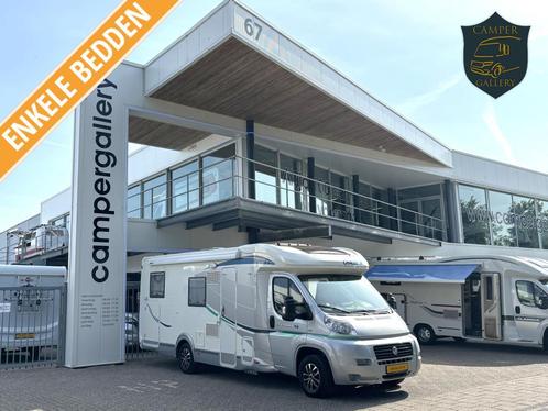 Chausson Welcome 78 ENKELE BEDDEN XXL GARAGE MAXXFANN, Caravans en Kamperen, Campers, Bedrijf, Half-integraal, tot en met 3, Chausson