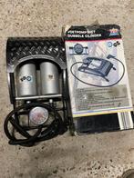 Top Craft Voetpomp Dubbele Cilinder, Ophalen, Drukmeter, Gebruikt