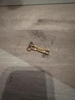 Vintage Schaar Broche met Strass, Sieraden, Tassen en Uiterlijk, Overige materialen, Gebruikt, Minder dan 4 cm, Ophalen of Verzenden