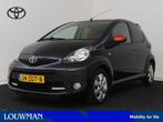 Toyota Aygo 1.0 VVT-i Dynamic Orange (bj 2012), Auto's, Voorwielaandrijving, Stof, Gebruikt, Zwart